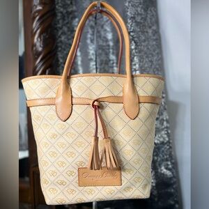 Dooney & Bourke: Jenna Signatute Collection Logo Tassel Tote Bag